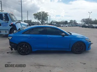 2022 Audi RS 3 with VIN WUAG4DGY2NA907150, listed as a IAAI auction lot 41693580 with 39,024 mi miles. Bid and sale history available at carsss.com. Image 14.