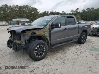 2021 Nissan Titan SL z VIN 1N6AA1ED3MN515955, wystawiony jako Copart lot #55079255 z przebiegiem 89 098 mil mil oraz Czysty tytuł • Clean title. Historia ofert i sprzedaży dostępna na DreamBid. Obrazek 1.