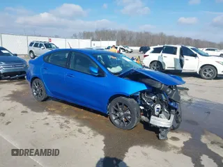 2016 Dodge Dart SE with VIN 1C3CDFAA9GD533547, listed as a IAAI auction lot 41669452 with 1 mi miles. Bid and sale history available at carsss.com. Image 1.