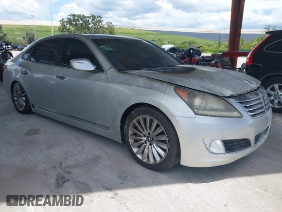 2014 Hyundai Equus Signature with VIN KMHGH4JH4EU073743, listed as a IAAI auction lot 42620941 with Not provided miles and . Bid and sale history available at DreamBid. Image 1.