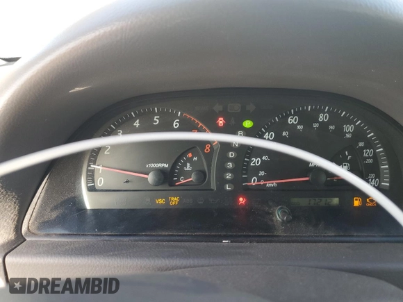 2004 Toyota Camry LE with VIN 4T1BF30K24U070927, listed as a Copart auction lot 46739185 with 172,121 mi miles and Salvage Title. Bid and sale history available at DreamBid. Image 9.