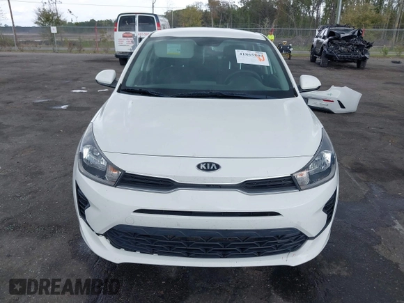 2021 Kia Rio LX with VIN 3KPA24AD0ME395186, listed as a IAAI auction lot 41865802 with 52,351 mi miles and . Bid and sale history available at DreamBid. Image 12.