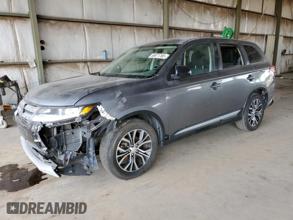 2018 Mitsubishi Outlander ES z VIN JA4AD2A36JJ002886, wystawiony jako Copart lot #58671765 z przebiegiem 221 639 mil mil oraz Czysty tytuł • Clean title. Historia ofert i sprzedaży dostępna na DreamBid. Obrazek 1.