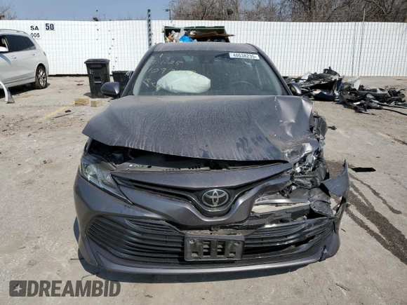 2019 Toyota Camry LE with VIN 4T1B11HK3KU787065, listed as a Copart auction lot 48638235 with 66,818 mi miles and Salvage Title. Bid and sale history available at carsss.com. Image 5.