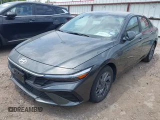 2024 Hyundai Elantra SEL with VIN KMHLM4DG9RU787905, listed as a IAAI auction lot 42157913 with 23,122 mi miles. Bid and sale history available at carsss.com. Image 6.