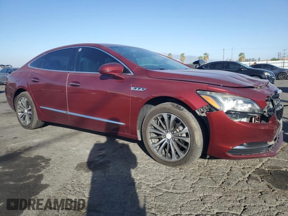 2017 Buick LaCrosse Preferred with VIN 1G4ZN5SS7HU152863, listed as a Copart auction lot 76364824 with 46,728 mi miles and Salvage Title. Bid and sale history available at carsss.com. Image 4.