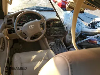 2001 Toyota Land Cruiser with VIN JTEHT05J112013093, listed as a Copart auction lot 81075054 with 207,577 mi miles and Salvage Title. Bid and sale history available at carsss.com. Image 8.