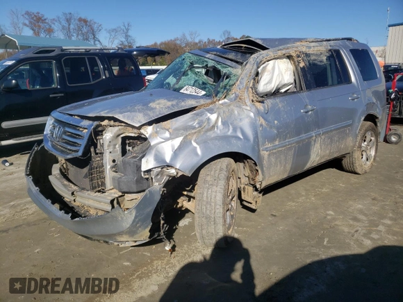 2014 Honda Pilot EX-L with VIN 5FNYF3H58EB022078, listed as a Copart auction lot 84712544 with 136,489 mi miles and Salvage Title. Bid and sale history available at carsss.com. Image 1.
