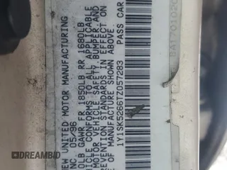 1996 Geo Prizm z VIN 1Y1SK5266TZ057283, wystawiony jako Copart lot #42359275 z przebiegiem 265 939 mil mil oraz Szkody całkowita. Historia ofert i sprzedaży dostępna na DreamBid. Obrazek 12.