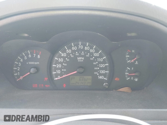 2006 Kia Spectra with VIN KNAFE162765318099, listed as a IAAI auction lot 41890796 with 241,431 mi miles. Bid and sale history available at carsss.com. Image 7.