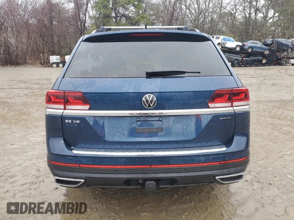 2023 Volkswagen Atlas SE with VIN 1V2KR2CA2PC502692, listed as a Copart auction lot 50461735 with 157,069 mi miles and Clean title. Bid and sale history available at DreamBid. Image 6.