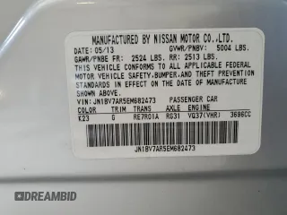 2014 Infiniti Q50 Sport z VIN JN1BV7AR5EM682473, wystawiony jako Copart lot #60747385 z przebiegiem 80 474 mil mil oraz Czysty tytuł • Clean title. Historia ofert i sprzedaży dostępna na DreamBid. Obrazek 12.