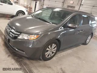 2015 Honda Odyssey EX-L with VIN 5FNRL5H63FB058957, listed as a IAAI auction lot 41830643 with 109,618 mi miles. Bid and sale history available at carsss.com. Image 2.