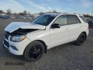 2015 Mercedes-Benz M with VIN 4JGDA0EB1FA468939, listed as a Copart auction lot 81555964 with 112,989 mi miles and Salvage Title. Bid and sale history available at carsss.com. Image 1.