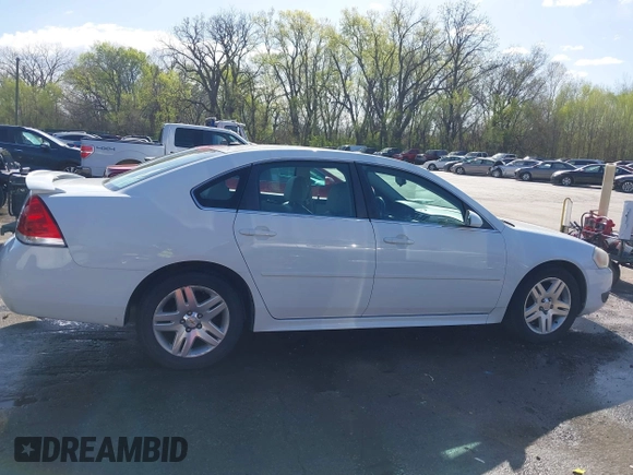 2010 Chevrolet Impala LT with VIN 2G1WB5EK8A1223879, listed as a IAAI auction lot 41999057 with 124,261 mi miles and . Bid and sale history available at DreamBid. Image 13.