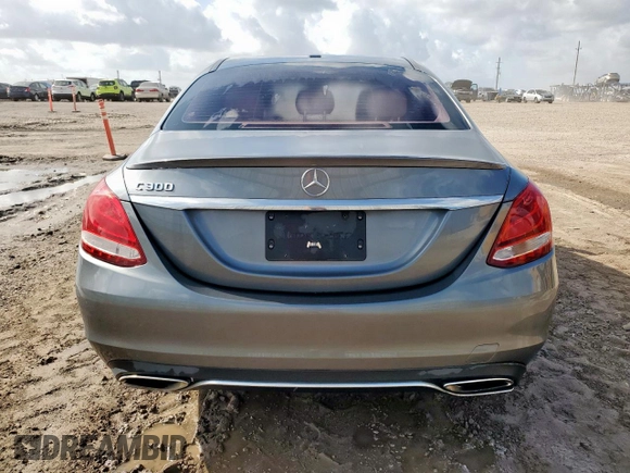 2017 Mercedes-Benz C 300 with VIN 55SWF4JB9HU218627, listed as a Copart auction lot 57801925 with Not provided miles and Clean title. Bid and sale history available at DreamBid. Image 6.