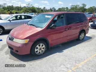 2002 Honda Odyssey EX z VIN 5FNRL18642B054970, wystawiony jako Copart lot #55224445 z przebiegiem 305 281 mil mil oraz Szkoda całkowita • Salvage title. Historia ofert i sprzedaży dostępna na DreamBid. Obrazek 1.