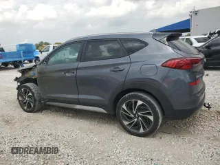 2021 Hyundai Tucson Ultimate with VIN KM8J33AL6MU318821, listed as a Copart auction lot 49673825 with 36,110 mi miles and Salvage title. Bid and sale history available at DreamBid. Image 2.
