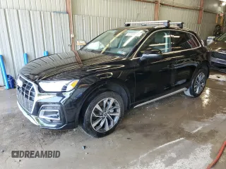 2021 Audi Q5 Premium with VIN WA1AAAFY4M2127875, listed as a Copart auction lot 62203535 with Not provided miles and Salvage title. Bid and sale history available at DreamBid. Image 1.