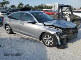 2022 Honda Civic Sedan LX with VIN 2HGFE2F26NH517100, listed as a Copart auction lot 49967515 with 52,402 mi miles and Non Repairable. Bid and sale history available at carsss.com. Image 4.