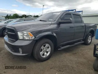 2018 Ram 1500 Express with VIN 1C6RR7KG8JS110890, listed as a Copart auction lot 54734745 with 118,513 mi miles and Salvage title. Bid and sale history available at DreamBid. Image 1.