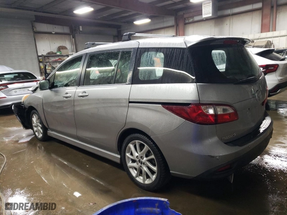2013 Mazda Mazda5 Grand Touring with VIN JM1CW2DL2D0151052, listed as a Copart auction lot 86623514 with 123,604 mi miles and Salvage Title. Bid and sale history available at carsss.com. Image 2.