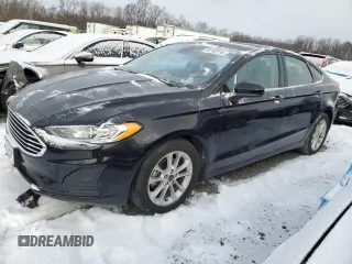 2019 Ford Fusion SE with VIN 3FA6P0HD6KR248596, listed as a Copart auction lot 45705115 with 48,988 mi miles and Salvage Title. Bid and sale history available at DreamBid. Image 1.