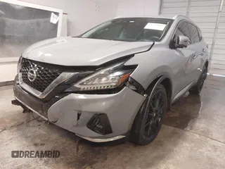 2022 Nissan Murano SL with VIN 5N1AZ2CJ2NC109474, listed as a IAAI auction lot 41383187 with 70,639 mi miles and . Bid and sale history available at carsss.com. Image 18.