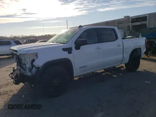 2022 GMC Sierra 1500 Limited Elevation with VIN 3GTP9CEK9NG171770, listed as a Copart auction lot 89390705 with 33,095 mi miles and Salvage Title. Bid and sale history available at carsss.com. Image 1.