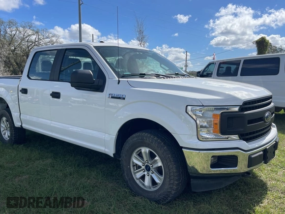 2018 Ford F-150 XL z VIN 1FTEW1E55JFC60004, wystawiony jako Copart lot #45789785 z przebiegiem 165 508 mil mil oraz Czysty tytuł • Clean title. Historia ofert i sprzedaży dostępna na DreamBid. Obrazek 1.