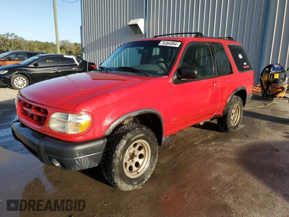 1999 Ford Explorer Sport with VIN 1FMYU24X6XUA66819, listed as a Copart auction lot 76364994 with 194,018 mi miles and Non repairable. Bid and sale history available at DreamBid. Image 1.