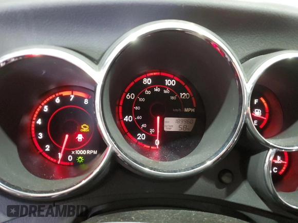 2004 Pontiac Vibe with VIN 5Y2SL62804Z429081, listed as a Copart auction lot 75206894 with 189,960 mi miles and Salvage Title. Bid and sale history available at carsss.com. Image 9.