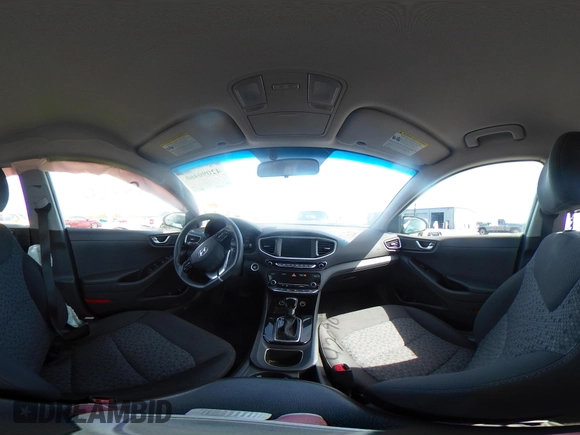 2019 Hyundai Ioniq Blue with VIN KMHC65LCXKU166533, listed as a IAAI auction lot 42090460 with 109,703 mi miles and . Bid and sale history available at DreamBid. Image 18.