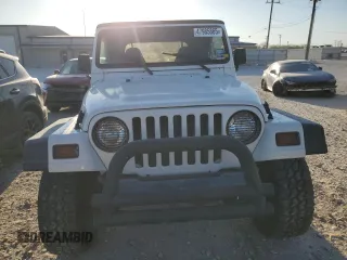 1997 Jeep Wrangler Sport with VIN 1J4FY19S8VP545093, listed as a Copart auction lot 47985865 with 124,208 mi miles and Salvage Title. Bid and sale history available at carsss.com. Image 5.