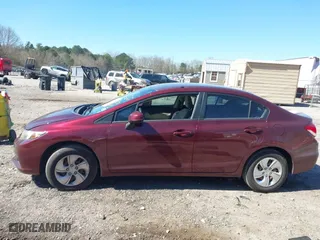 2013 Honda Civic Sdn LX with VIN 19XFB2F57DE096791, listed as a IAAI auction lot 41863226 with 78,173 mi miles. Bid and sale history available at carsss.com. Image 14.