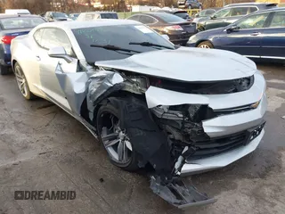 2018 Chevrolet Camaro 1LT with VIN 1G1FB1RS8J0115115, listed as a IAAI auction lot 41207976 with 60,501 mi miles. Bid and sale history available at carsss.com. Image 1.