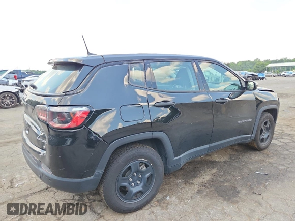 2021 Jeep Compass Sport z VIN 3C4NJCAB7MT588461, wystawiony jako Copart lot #61834045 z przebiegiem 114 732 mil mil oraz Szkoda całkowita • Salvage title. Historia ofert i sprzedaży dostępna na DreamBid. Obrazek 3.