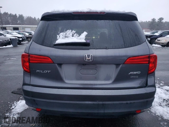 2017 Honda Pilot EX-L with VIN 5FNYF6H54HB008054, listed as a Copart auction lot 82758704 with 124,024 mi miles and Salvage Title. Bid and sale history available at DreamBid. Image 6.