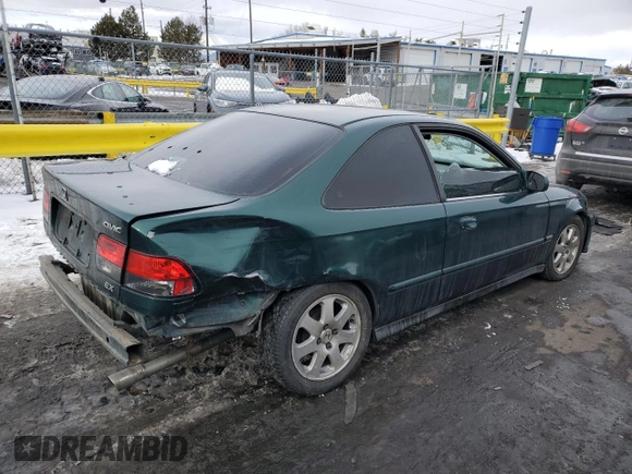 1999 Honda Civic EX with VIN 1HGEJ8148XL088700, listed as a Copart auction lot 42200665 with 201,071 mi miles and Salvage Title. Bid and sale history available at carsss.com. Image 3.