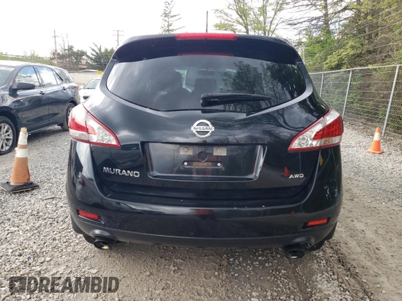 2014 Nissan Murano S with VIN JN8AZ1MW0EW504734, listed as a Copart auction lot 55821745 with 160,718 mi miles and Clean Title. Bid and sale history available at DreamBid. Image 6.