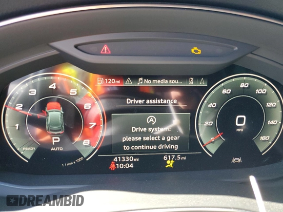 2021 Audi Q8 Premium with VIN WA1AVAF15MD021091, listed as a Copart auction lot 41790825 with 41,330 mi miles and Salvage Title. Bid and sale history available at carsss.com. Image 9.