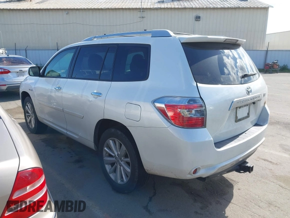 2010 Toyota Highlander Hybrid with VIN JTEBW3EH3A2043210, listed as a IAAI auction lot 41721744 with 243,246 mi miles. Bid and sale history available at carsss.com. Image 3.