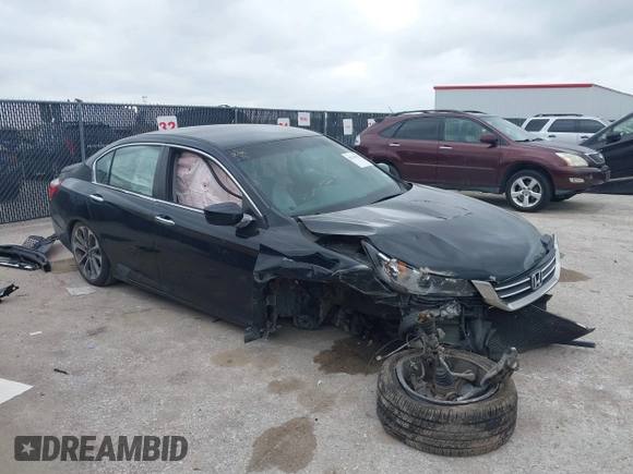 2013 Honda Accord Sport with VIN 1HGCR2F55DA169207, listed as a IAAI auction lot 42131675 with 127,200 mi miles and . Bid and sale history available at DreamBid. Image 1.