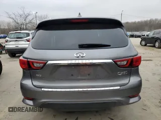 2020 Infiniti QX60 Luxe with VIN 5N1DL0MM7LC512794, listed as a Copart auction lot 43343705 with 51,822 mi miles and Salvage Title. Bid and sale history available at DreamBid. Image 6.