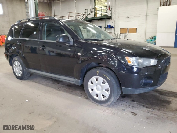 2011 Mitsubishi Outlander ES with VIN JA4AS2AWXBU023692, listed as a Copart auction lot 52717235 with 168,957 mi miles and Clean Title. Bid and sale history available at carsss.com. Image 4.