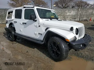 2023 Jeep Wrangler Sahara z VIN 1C4HJXEG5PW581632, wystawiony jako Copart lot #49170495 z przebiegiem 24 549 mil mil oraz Szkoda całkowita • Salvage title. Historia ofert i sprzedaży dostępna na DreamBid. Obrazek 4.