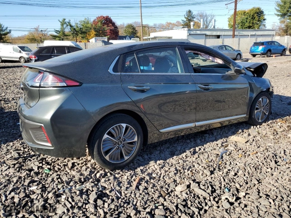 2020 Hyundai Ioniq Plug-In Hybrid Limited with VIN KMHCX5LD1LU241224, listed as a Copart auction lot 78536594 with NaN miles and Salvage Title. Bid and sale history available at carsss.com. Image 3.
