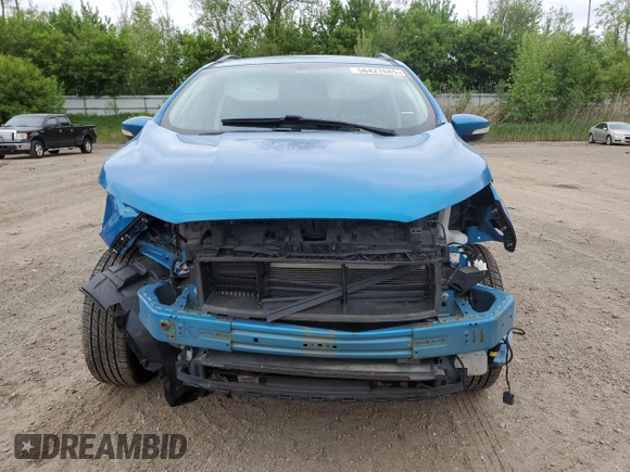 2019 Ford EcoSport SE z VIN MAJ3S2GEXKC267111, wystawiony jako Copart lot #56427685 z przebiegiem 58 956 mil mil oraz Tytuł czysty. Historia ofert i sprzedaży dostępna na DreamBid. Obrazek 5.
