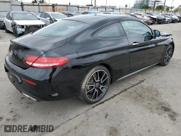 2023 Mercedes-Benz C 300 with VIN W1KWJ8DB3PG119749, listed as a Copart auction lot 56160605 with 13,281 mi miles and Salvage Title. Bid and sale history available at DreamBid. Image 3.