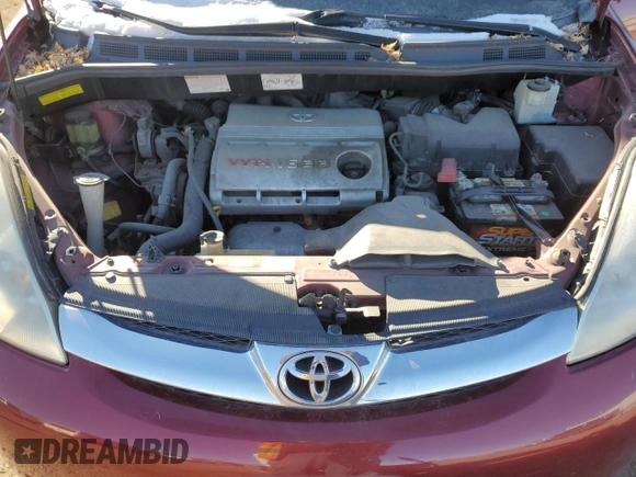 2006 Toyota Sienna XLE with VIN 5TDZA22C36S499373, listed as a Copart auction lot 88601455 with 187,179 mi miles and Non Repairable. Bid and sale history available at carsss.com. Image 12.
